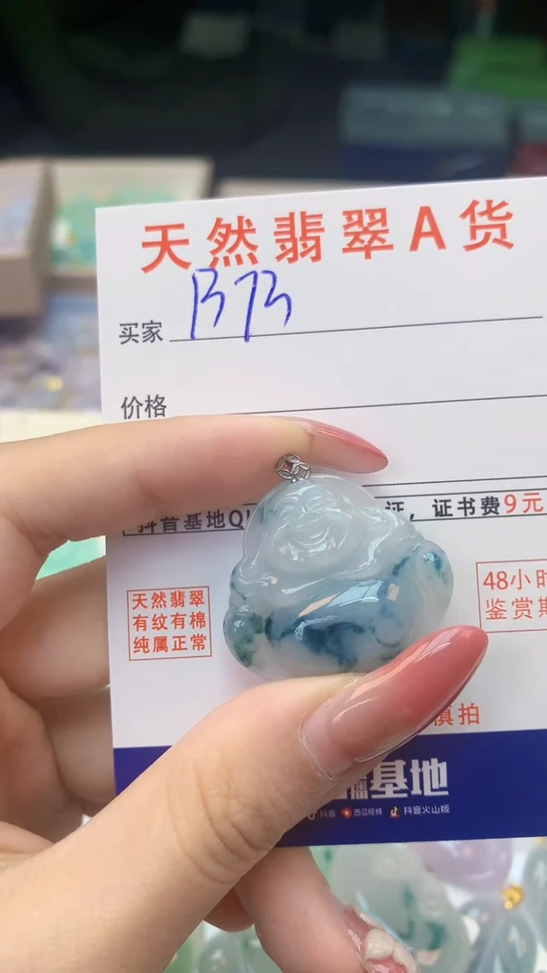 颈饰未镶嵌翡翠天然A货翡翠挂件