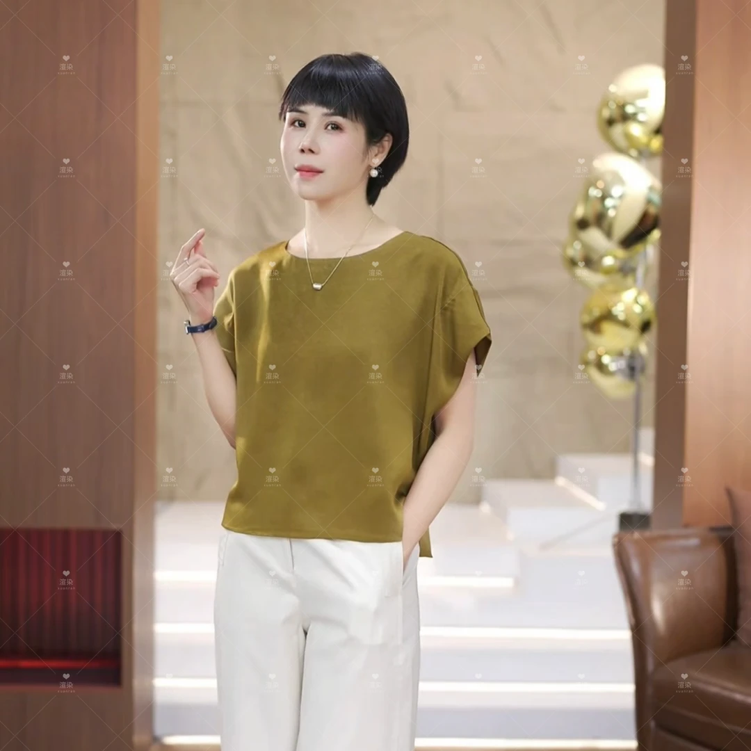 【渲渲推荐】ZY-6637夏季时尚显瘦气质百搭小衫