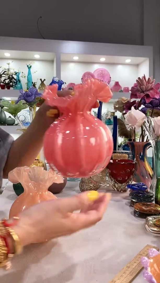 慕忆家手作琉璃花瓶