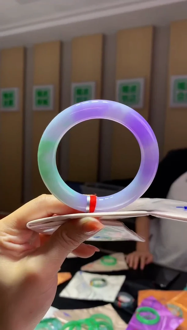 未镶嵌手镯翡翠- C218圈口 55.2全款10万 定金2万