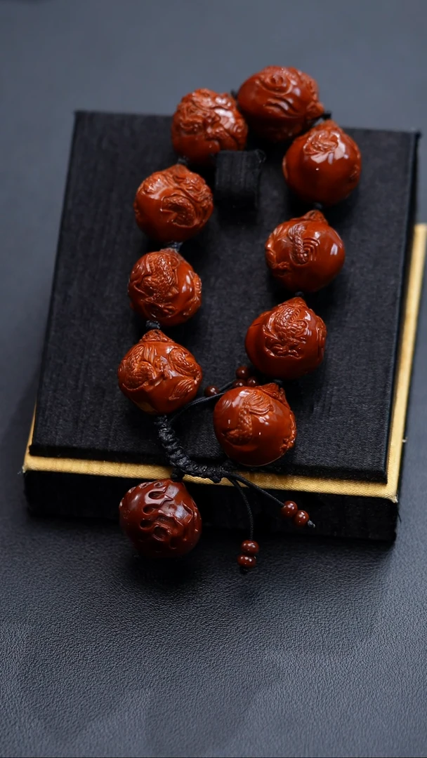 手串橄榄核九龙23