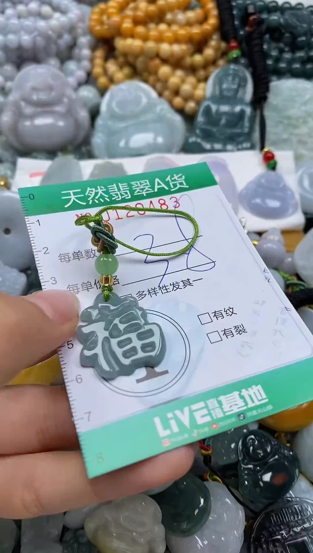 翡翠未镶嵌颈饰闪购0120483