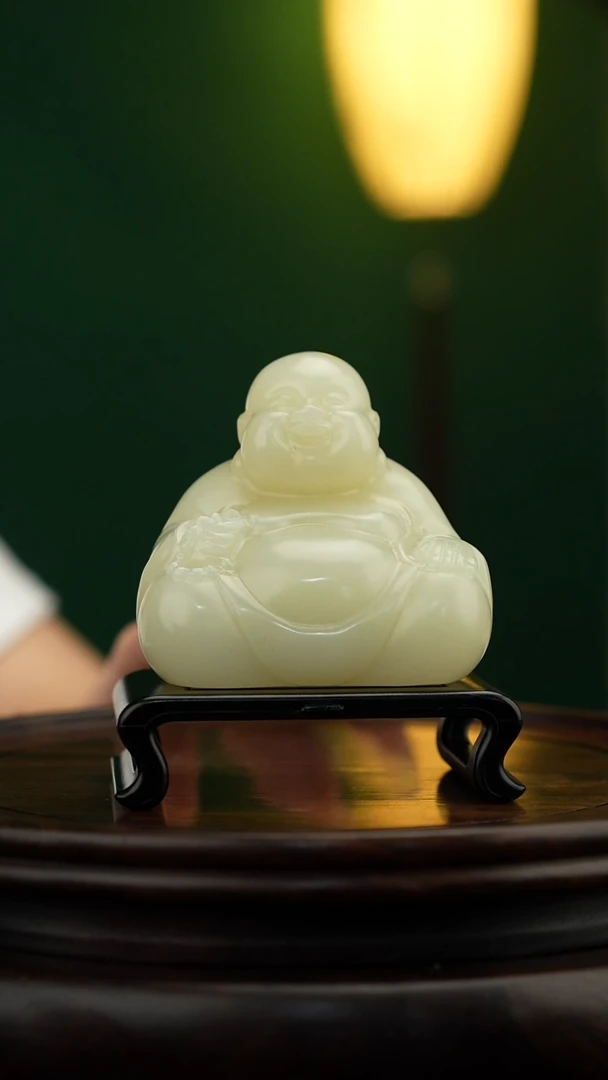 玉【弥勒】天然玉石手把件