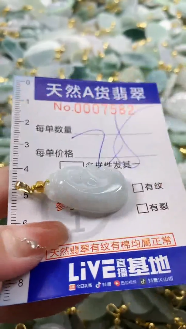 颈饰未镶嵌翡翠天然A货翡翠