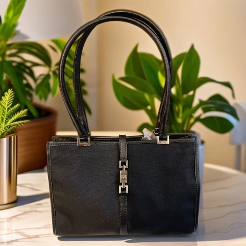 95新 GUCCI/古驰  黑色单肩包 1436 3407