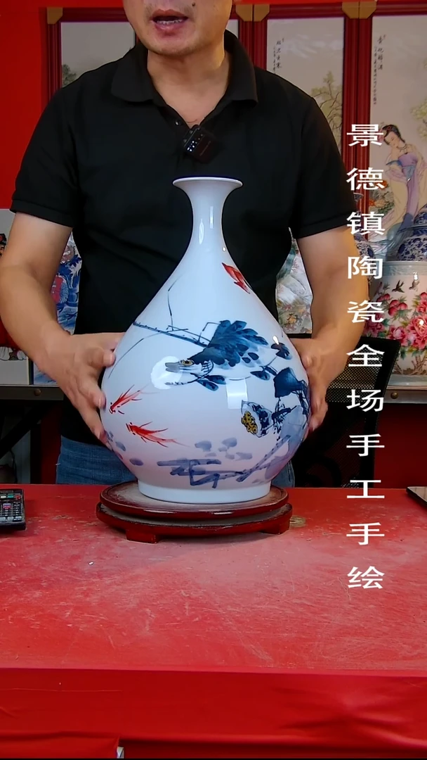 摆件景德镇陶瓷 全场手工手绘