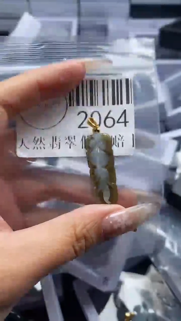 颈饰未镶嵌翡翠2064