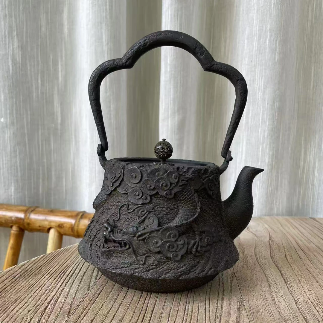 藏王堂素富士云龙 1200CC富士山型铁壶