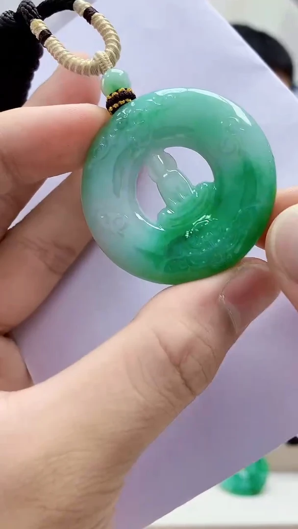 未镶嵌定制翡翠4898bb-毛货挂件61