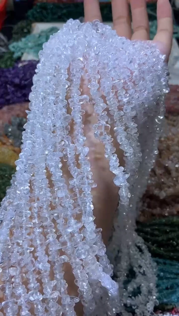水晶珠宝半成品未镶嵌白水晶