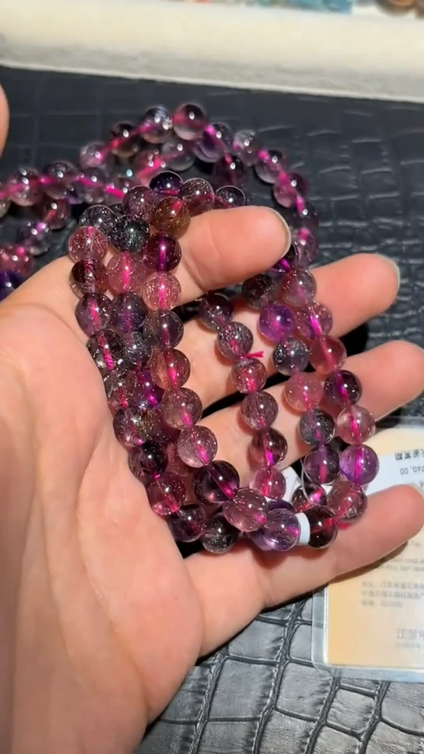 水晶手链未镶嵌超七单圈A8（多样性发其一）