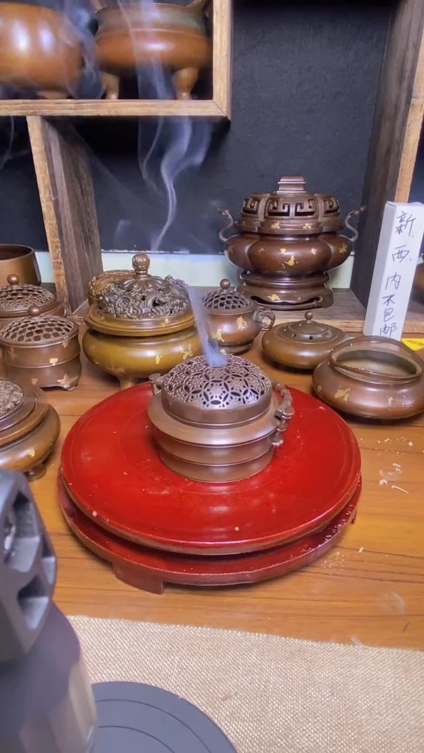 【闪购商品】苏工 普工精品铜 摆件熏香炉/摆件