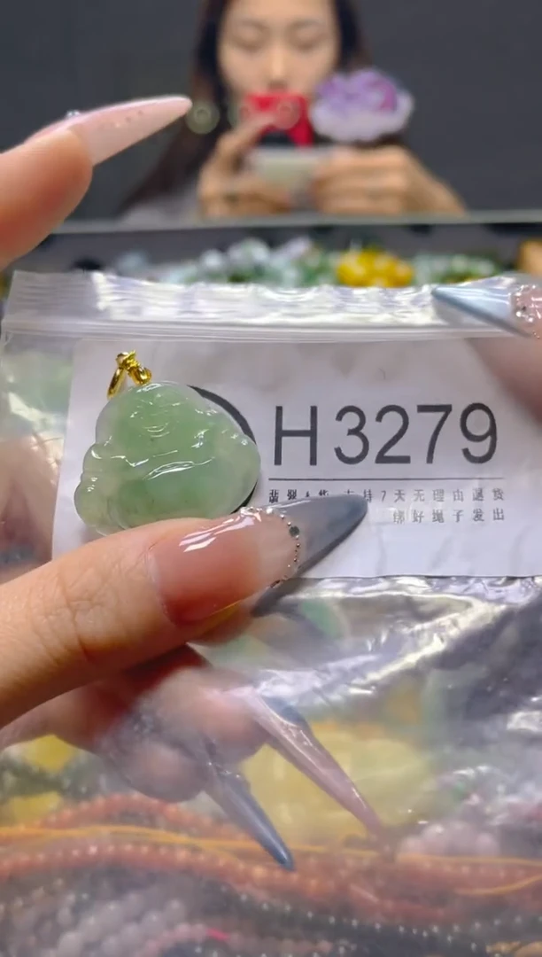 颈饰未镶嵌翡翠/H/翡翠A货，一件也是批发价