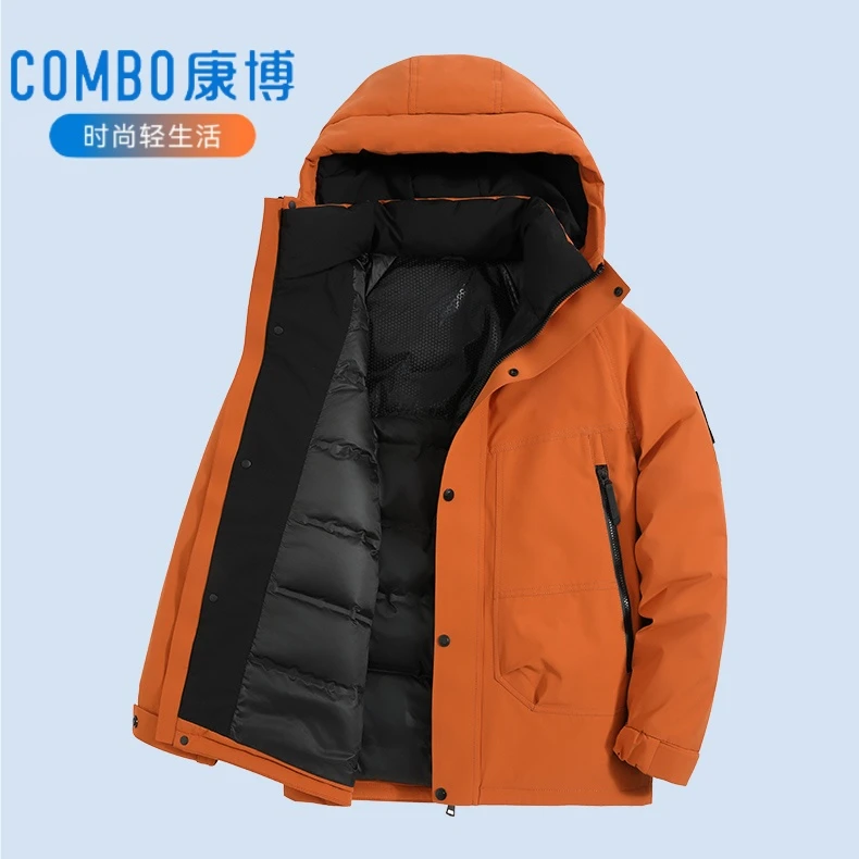 combo/康博时尚潮流男女情侣款加厚派克羽绒服8016