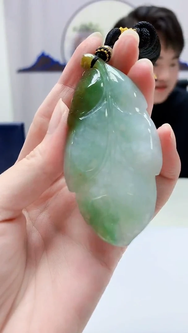 定制翡翠未镶嵌5060zm-毛货挂件82大业有成