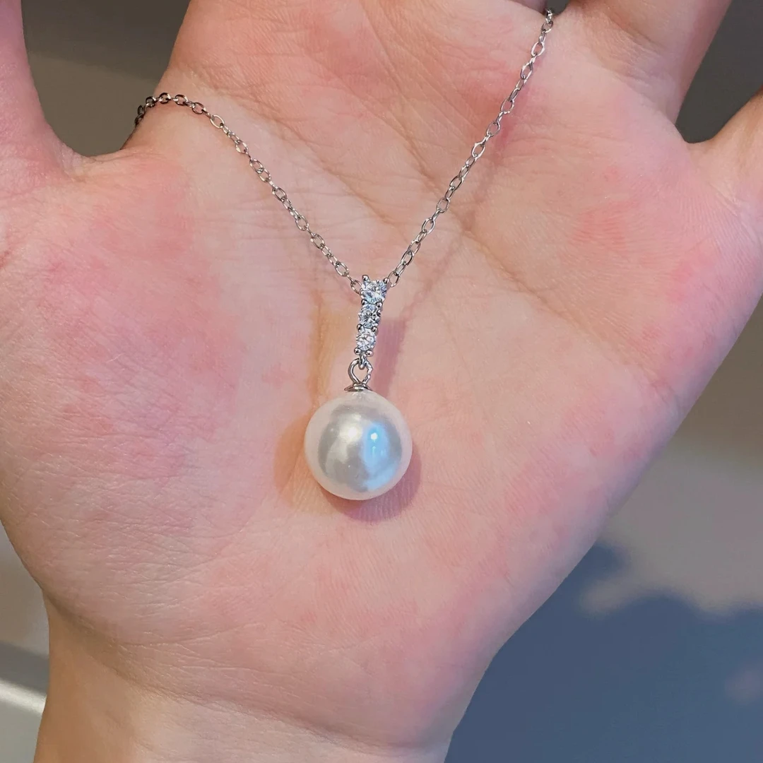 【新粉中秋破价福利】6A12-13mm极光正圆6A赛澳白天然珍珠