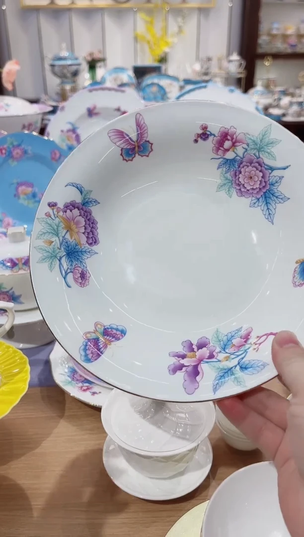 36%以上骨粉骨瓷8英寸汤盘