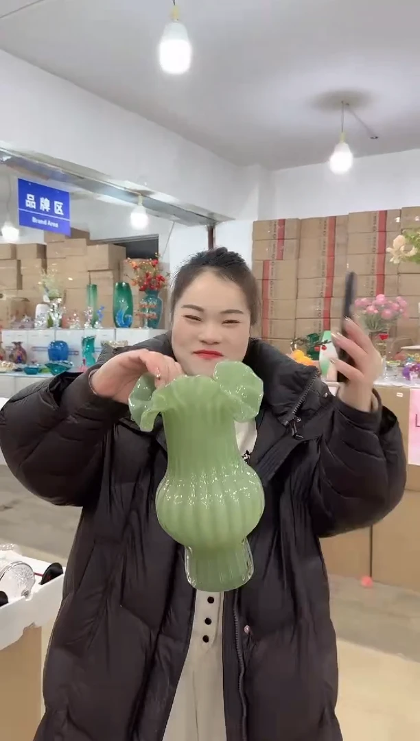 【闪购商品】无铅玻璃甄选花器-f-早26