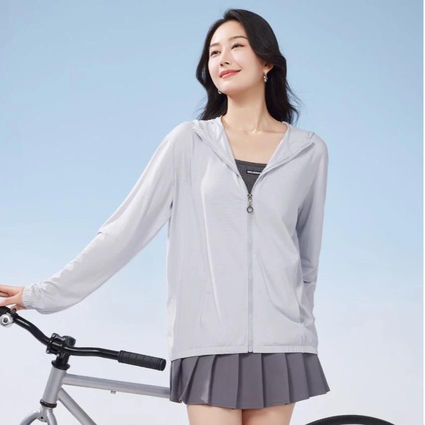 舒适透气 夏季防晒服 长袖连帽防晒服