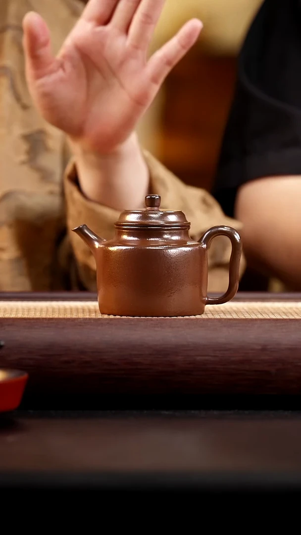 茶壶紫砂柴烧高德钟