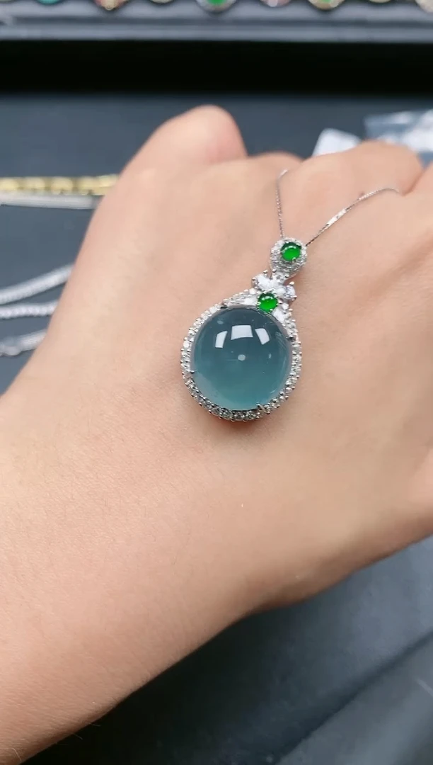 翡翠戒指银S925镶嵌11111