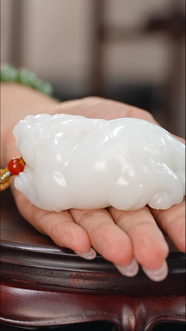 未镶嵌和田玉挂件涛*和田玉