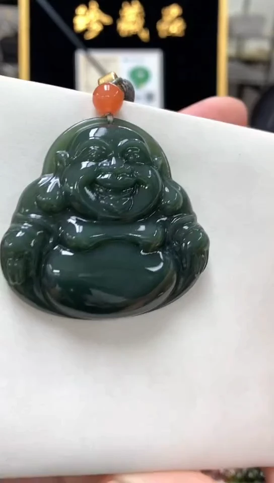 颈饰未镶嵌和田玉（糖玉）手链16