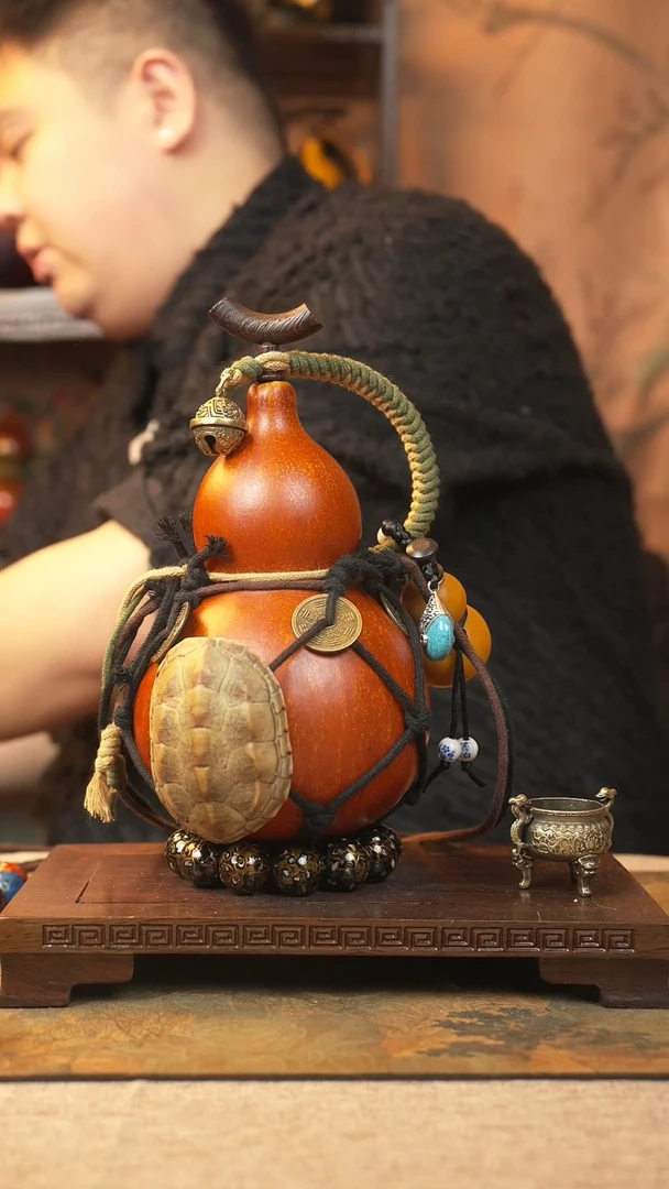【闪购商品】297大漆葫芦一物一拍记葫堂出品