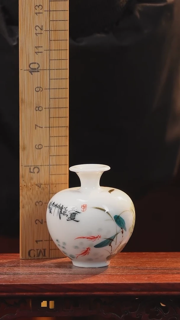 【闪购商品】摆件釉下五彩纯手工手绘原创瓷器