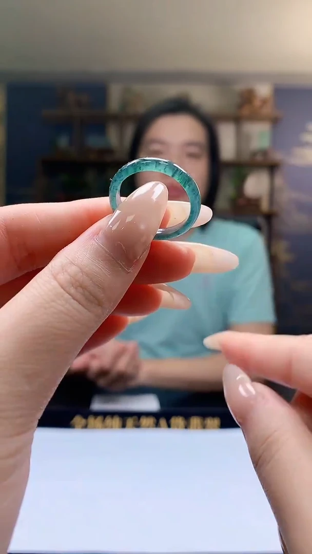 未镶嵌戒圈翡翠天然翡翠A货44