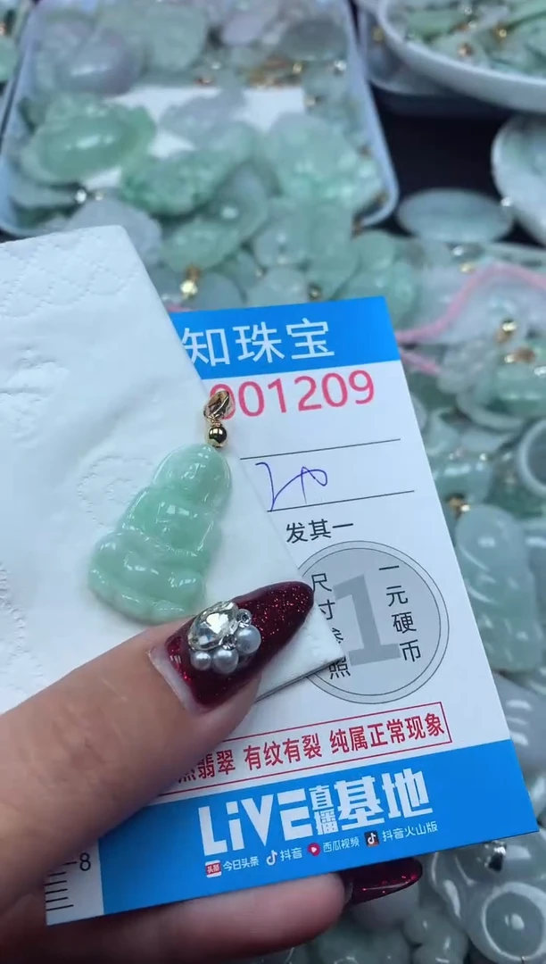 颈饰未镶嵌翡翠1209