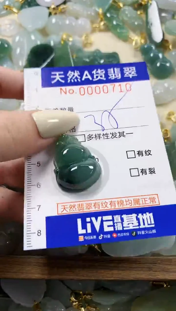 颈饰未镶嵌翡翠天然A货翡翠