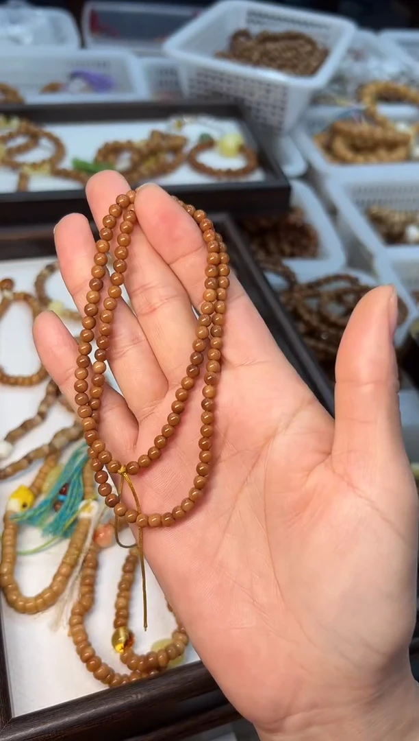 手串库克半***1卡4mm114颗 素圈