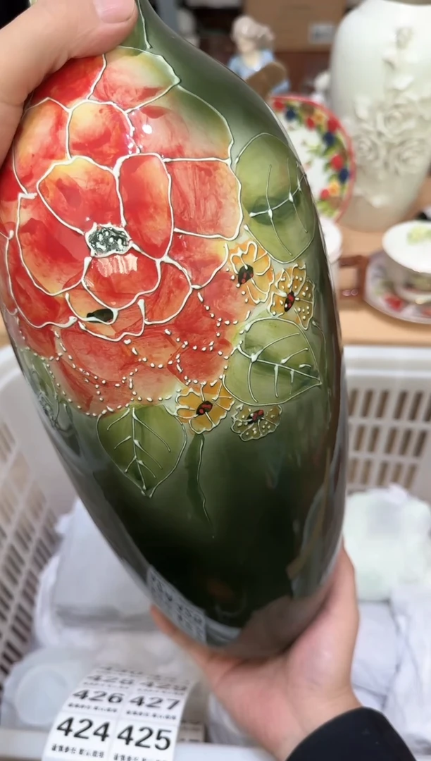 【闪购商品】瓷片花瓶默认微瑕19.9包邮----