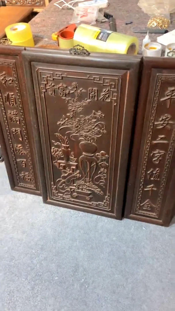 【闪购商品】木紫檀雕刻一物一拍以直播间为准