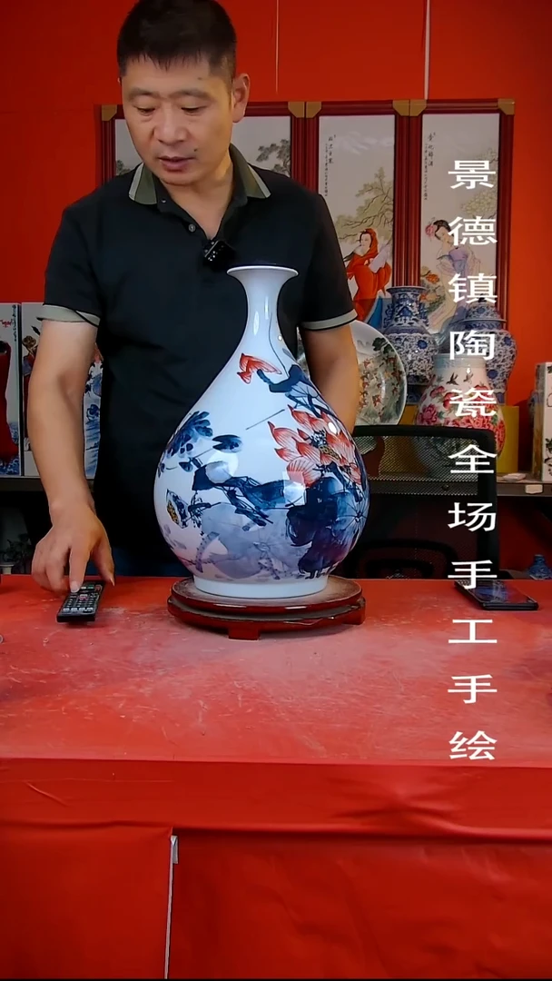 摆件景德镇陶瓷 全场手工手绘888
