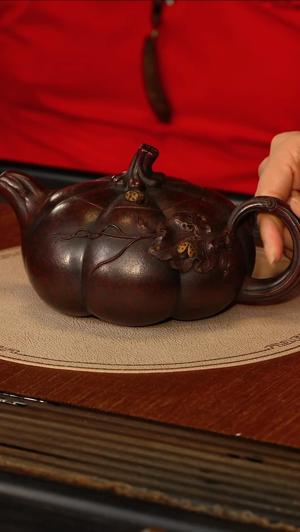 茶壶紫砂宜兴紫砂CYL 紫御砂 南瓜7
