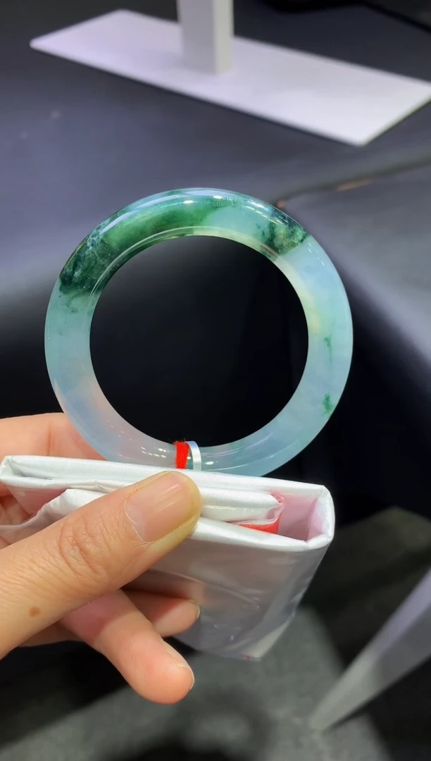 未镶嵌手镯翡翠X109-53圈口