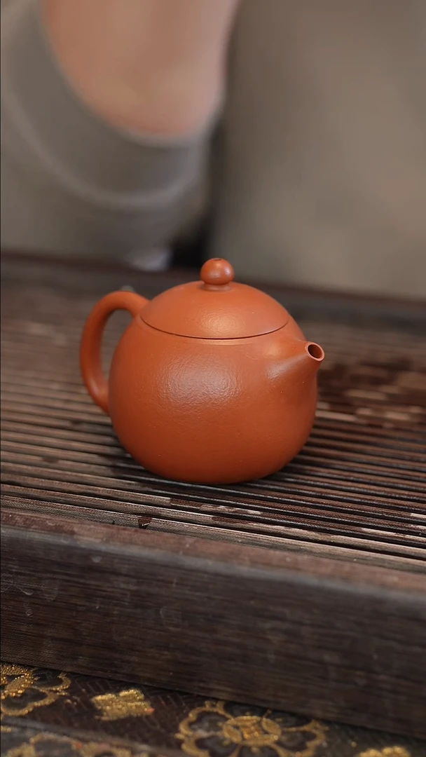 茶壶紫砂全手 龙蛋 160cc