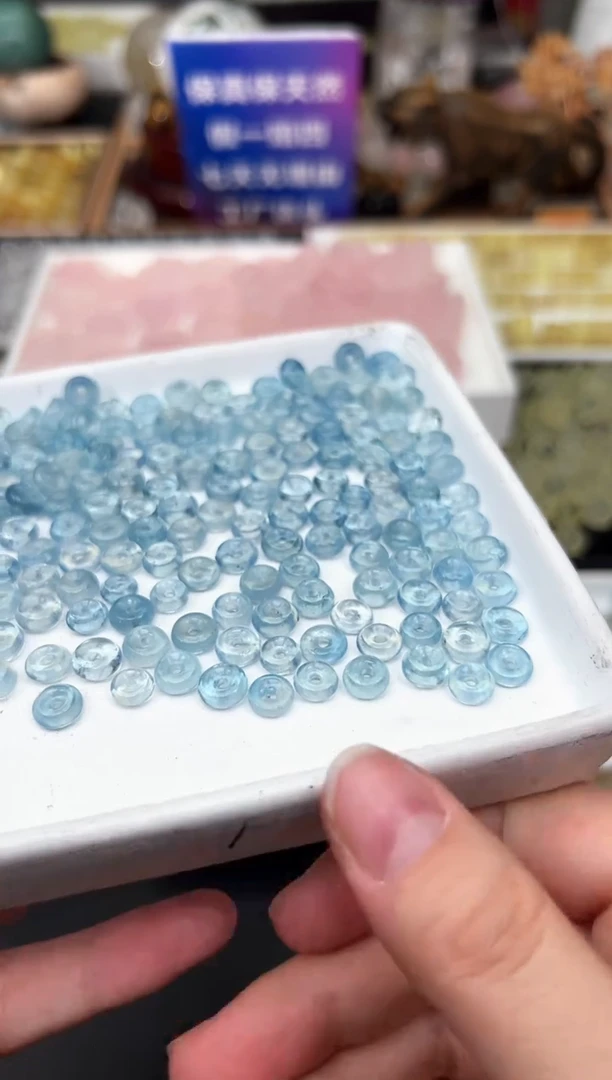 【闪购商品】海蓝宝石颈饰未镶嵌93a多样性发其一/3.18/1个