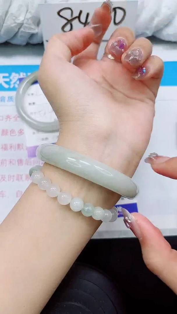 【闪购商品】石英质玉手镯未镶嵌S159-59/60