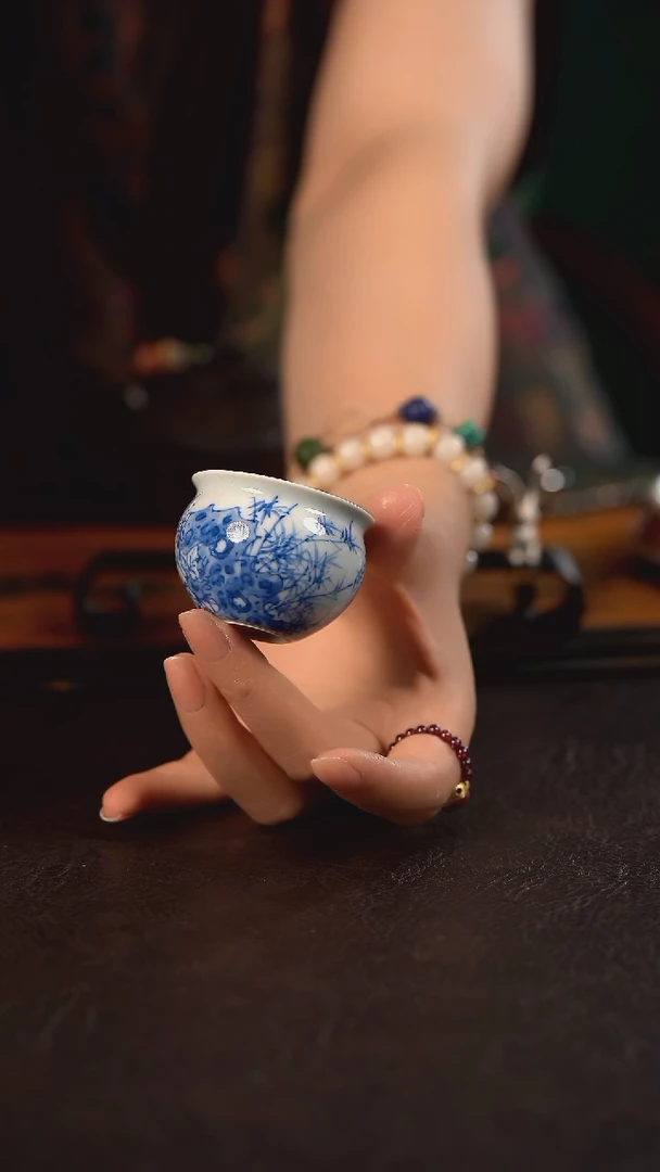 聚澜堂灵石竹子小缸杯