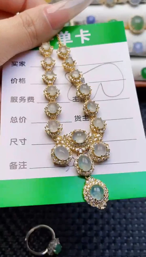 银S925镶嵌戒指翡翠3228