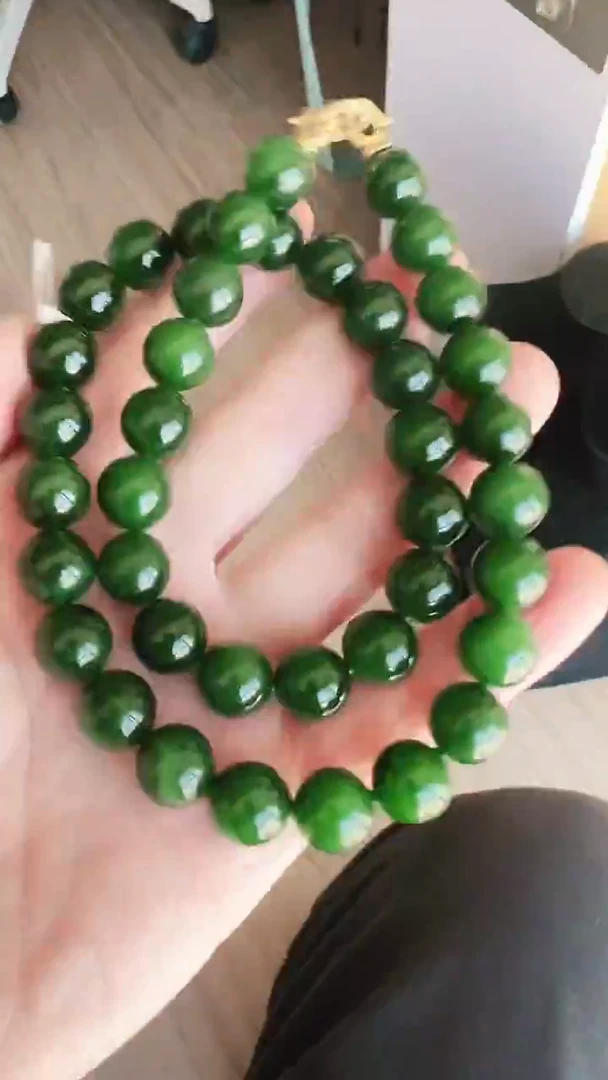 项链未镶嵌和田玉（碧玉）12