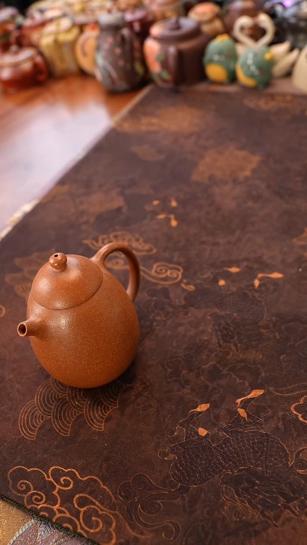 茶壶紫砂黄金段龙蛋