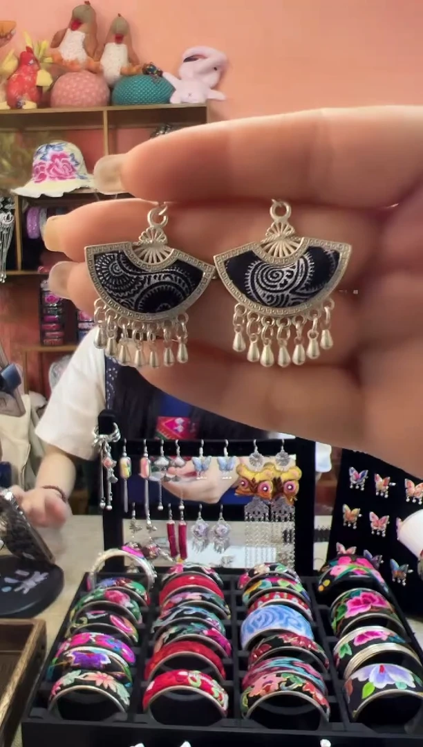 织绣艺枝独绣老绣饰品491