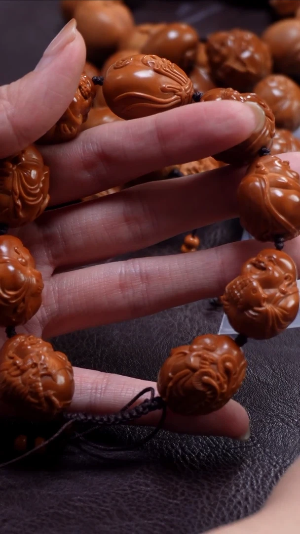 手串/手链橄榄核龙凤弥勒·1