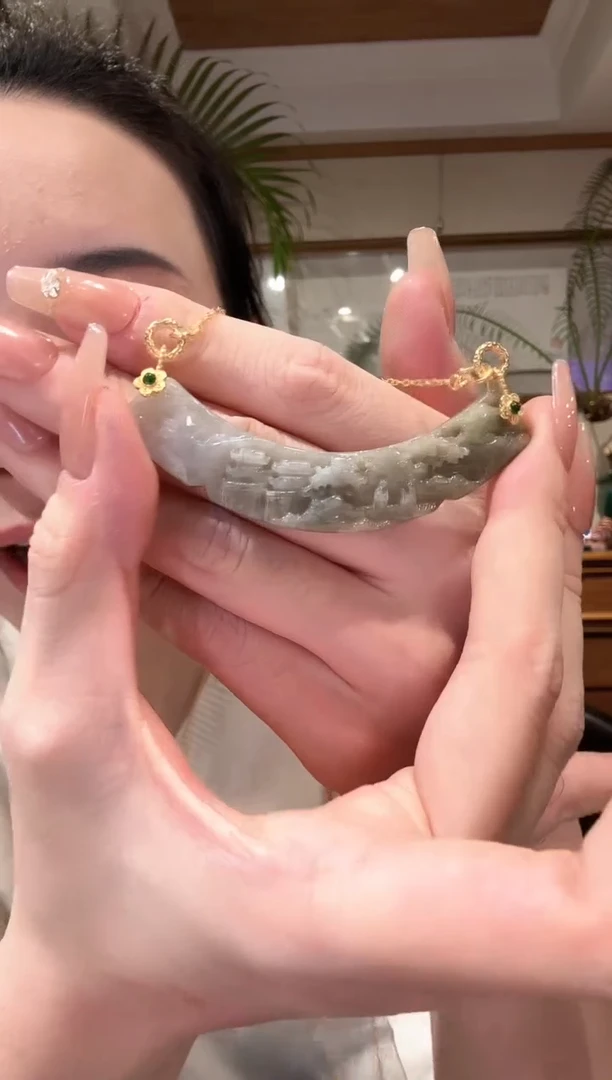 【闪购商品】翡翠颈饰未镶嵌国风