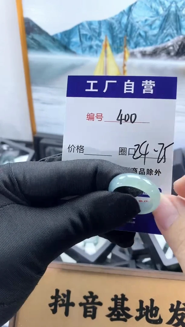 未镶嵌戒指翡翠400
