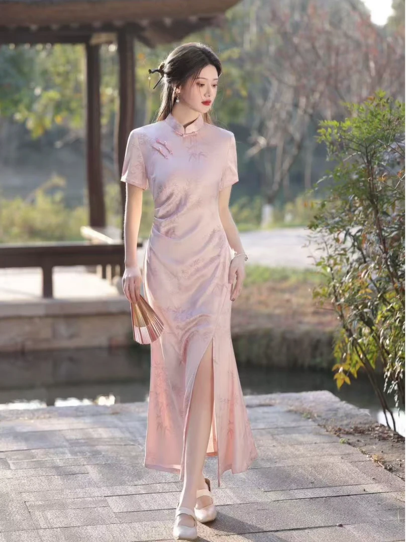 【秀懿一店】苏州复古改良春夏旗袍显瘦日常高端气质旗袍民国少女风